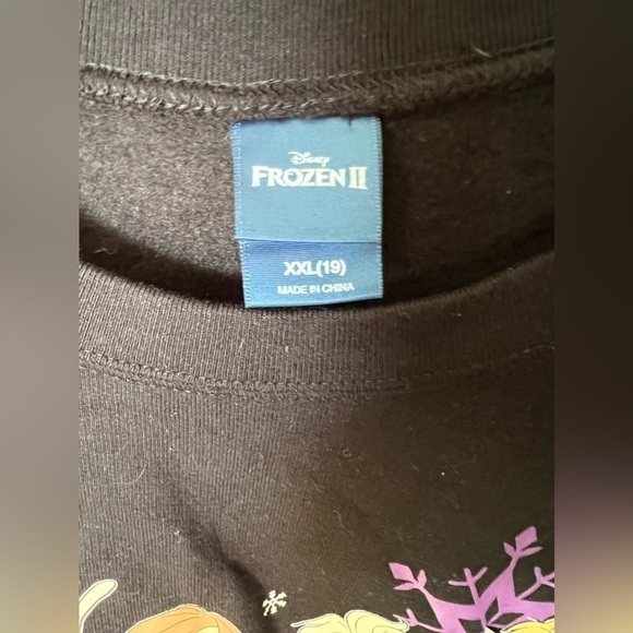 𝅺disney FROZEN ELSA, ANNA, OLAF LIGHT UP SWEATSHIRT CHRISTMAS WOMEN'S XXL - Picture 9 of 9